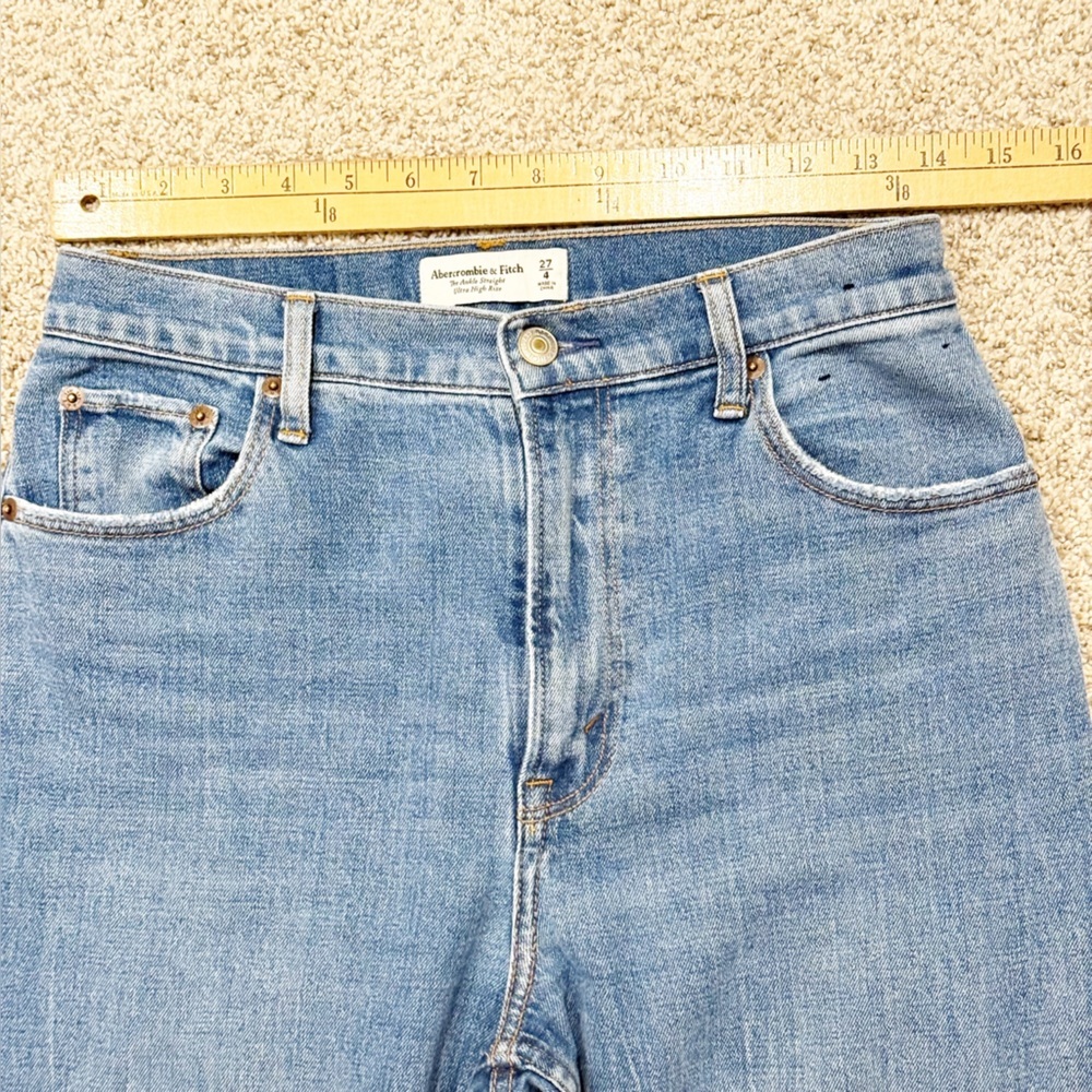 Ultra High Rise Ankle Straight Jean - Picture 11 of 16